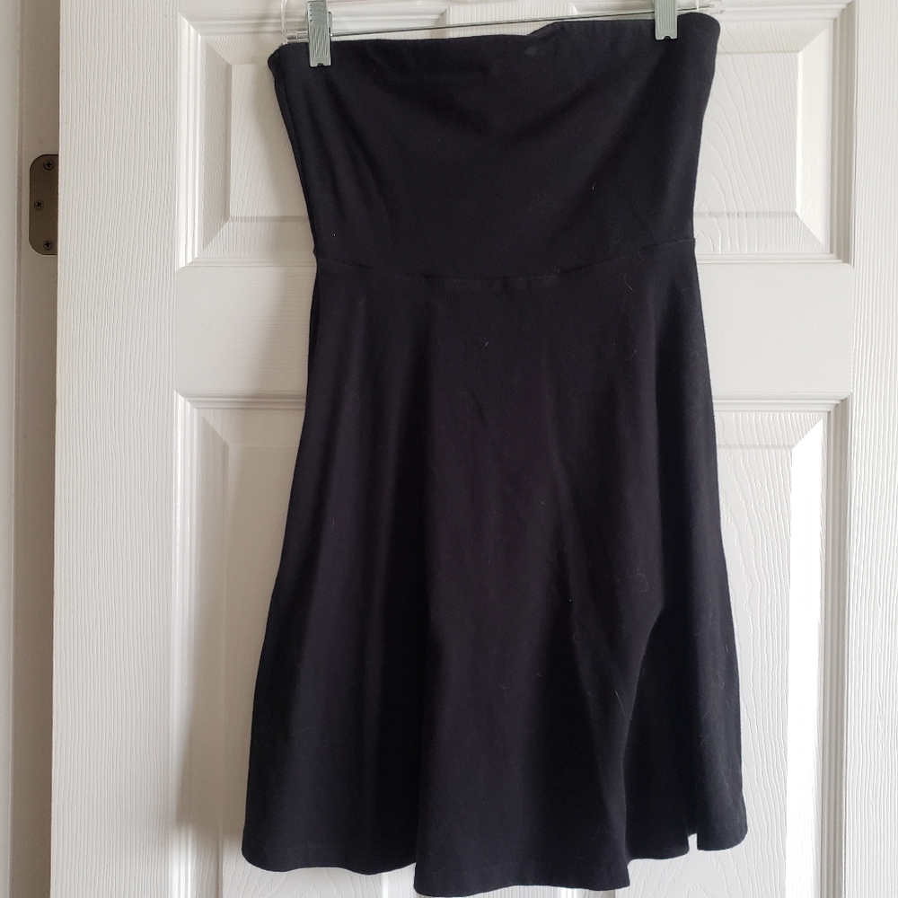 Fit and flare strapless dress S